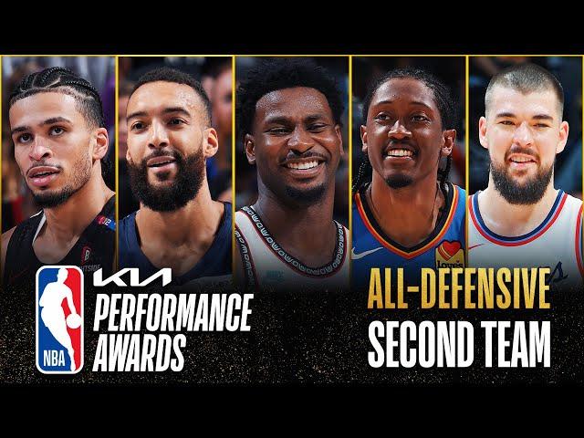 The BEST Of The 2024-25 Kia NBA All-Defense Second Team!