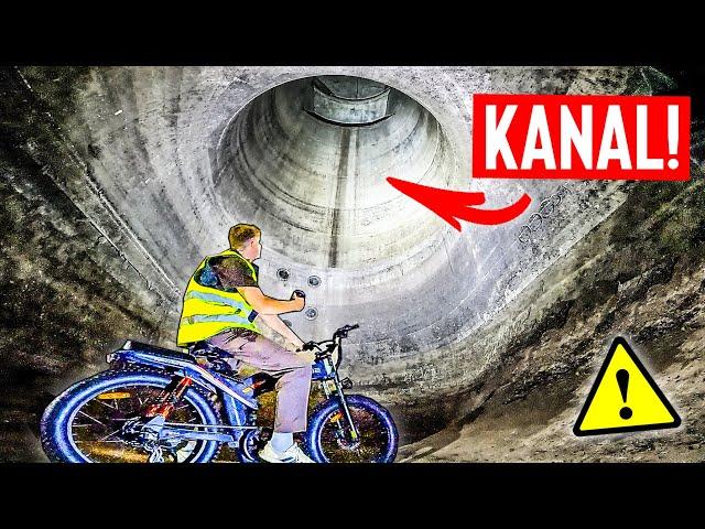 Crazy BIKE-TOUR through the WORLDS BIGGEST SEWER!️ | Found forgotten UNDERGROUND RIVER!