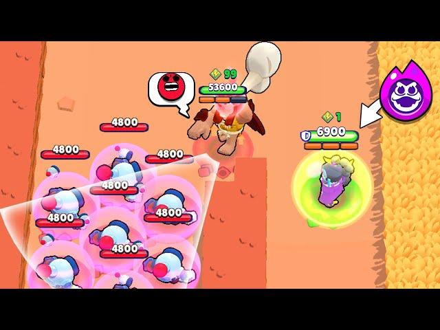 WILLOW's HYPERCHARGE vs 99 POWERS but 0% LUCK BRAWLER  Brawl Stars 2024 Funny Moments, Fails ep1529