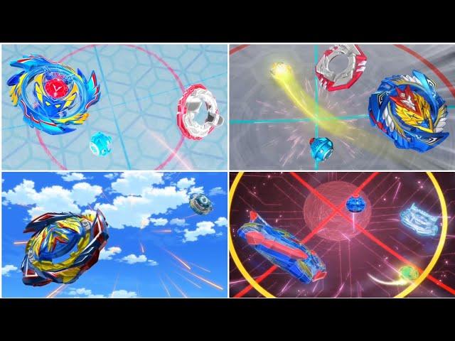 All Valtryek Burst Finishes in Beyblade Burst From Season 1-7