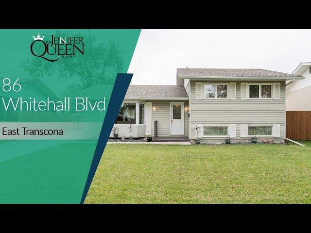 86 Whitehall Blvd, Winnipeg, MB $399,900 Jennifer Queen - Winnipeg Realtor with RE/MAX Professionals