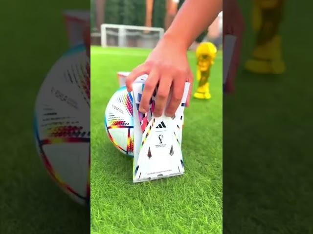 Unboxing world cup’s ball ️ #football #soccer #calcio #worldcup #qatar2022