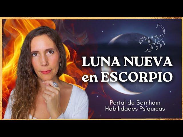  LUNA NUEVA en ESCORPIO 2024‍ 1 Noviembre  ITZIAR PSICÓLOGA