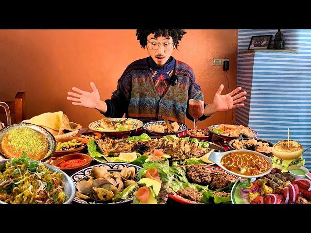 We ate the whole city of Tanger!!  Food Tour Morocco