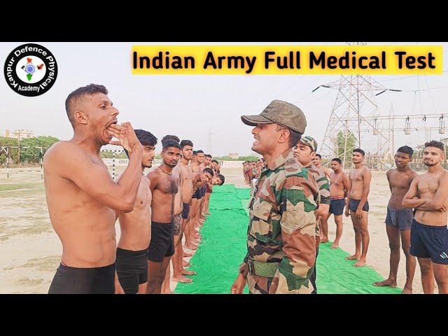 Indian Army Medical Test in Hindi 2022!Full Video army medical test GD Clerk Technical Tradesman!!!!