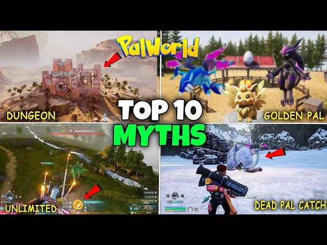  TOP 10 SECRET MYTHS in PALWORLD | UNLIMITED FIRE #11