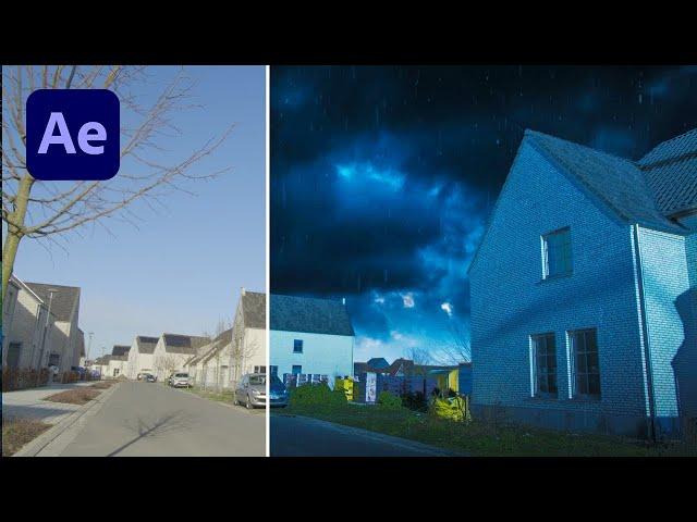 Make a SUPER REALISTIC Storm Scene in After Effects Tutorial