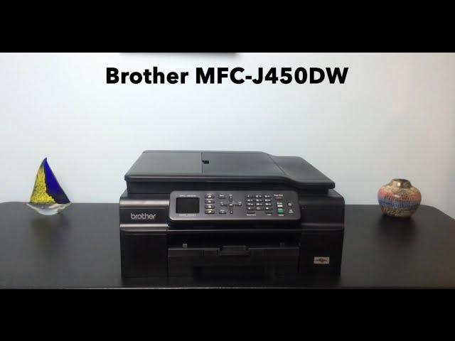 Brother MFC-J450DW Printer Unboxing and Review!!!!