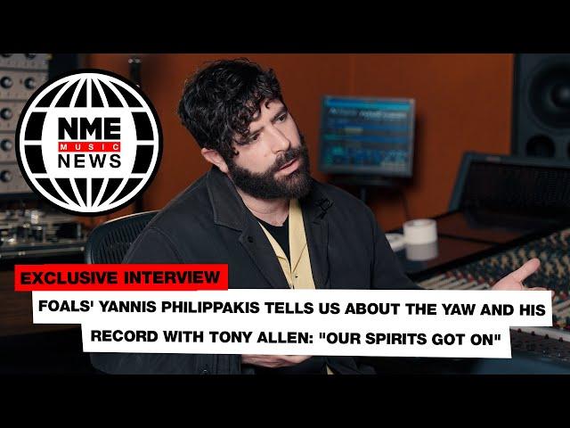 Foals' Yannis Philippakis talks about The Yaw and his record with Tony Allen: "Our spirits got on"