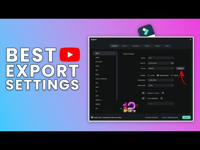 How to Export High Quality Videos in Filmora - Tutorial for Beginners