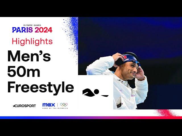 TOO CLOSE TO CALL  | Men's Swimming 50m Freestyle Highlights | #Paris2024