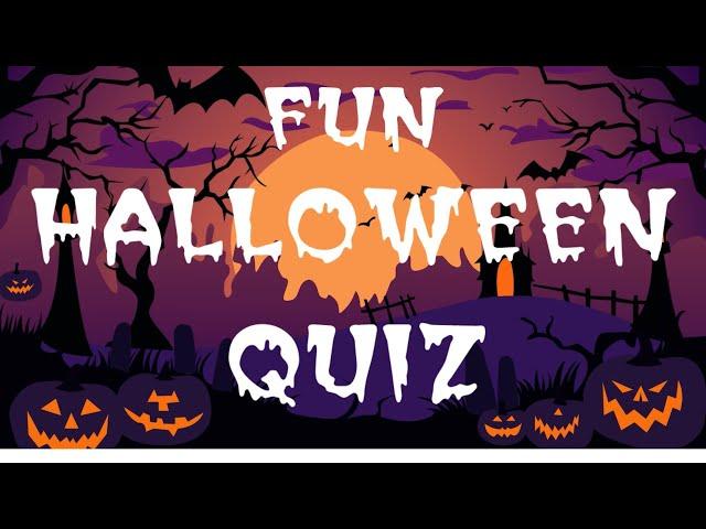 Fun Halloween Quiz - Can you answer all 13 Halloween questions? - Test your Halloween knowledge