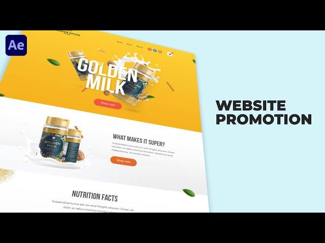 New Website Promo In After Effects | After Effects Tutorial | Effect For You