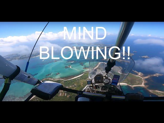 I FLEW TO THE ISLES OF SCILLY IN A FLEXWING MICROLIGHT!!!