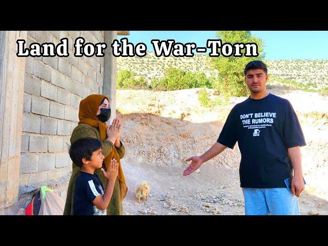 Young man gifts land to war-torn homeless mother