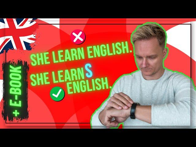 Simple Present Basics, he/she/it "s" - Grundlagen + Übungen | Englisch lernen