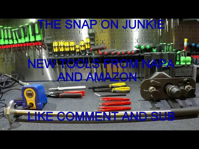 THE SNAP ON JUNKIE NEW TOOLS AND SHOP UPDATE LOT OF NEW STUFF!!!