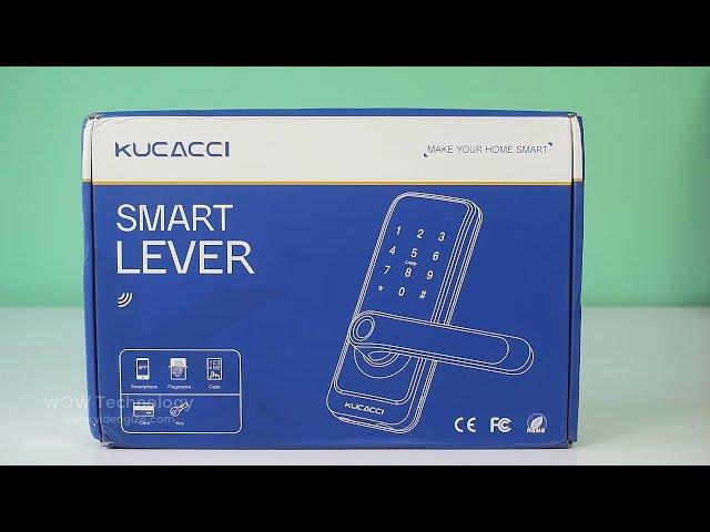 KUCACCI Smart Door Lock, Keyless, Fingerprint, Bluetooth and Wifi