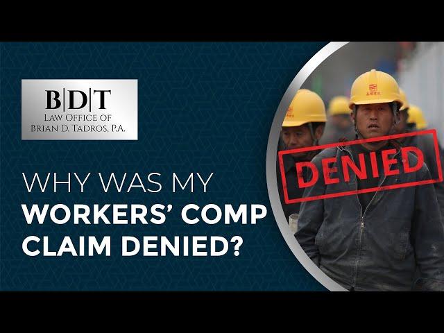 Why Was My Workers’ Comp Claim Denied?