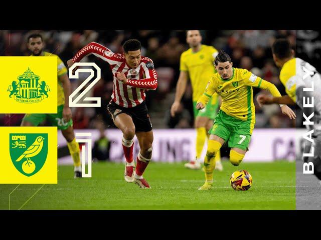 HIGHLIGHTS | Sunderland 2-1 Norwich City