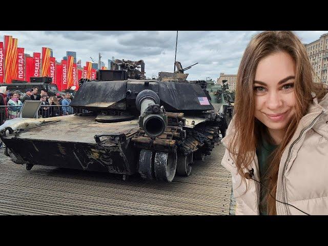 NATO Leopard and Abrams tanks in Moscow. Detailed OVERVIEW of trophy vehicles at Poklonnaya Gora