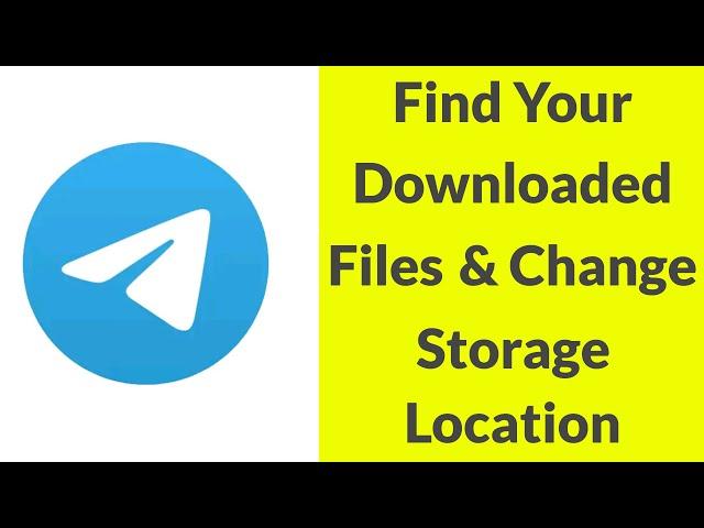 How to Find Downloaded Files & Change Storage Location in Telegram||Fix File Not Showing in Gallery