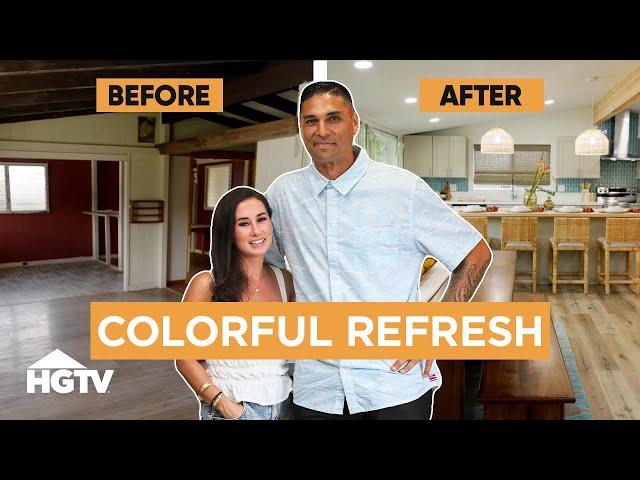 A Colorful Twist on Open-Concept Living  - Full Episode Recap | Renovation Aloha | HGTV