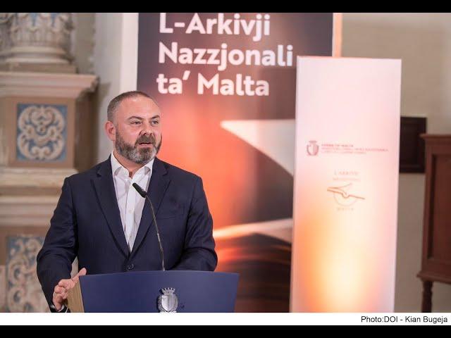 MOU signed between the National Archives of Malta and the Foundation for Notarial Archive.