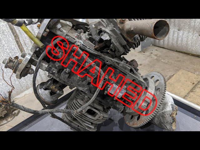 SHAHED 136 drone engine TEAR DOWN