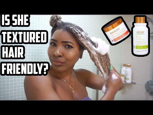 ARE RAW SUGAR LIVING PRODUCTS TEXTURED-HAIR FRIENDLY? PRODUCT REVIEW + DEMO