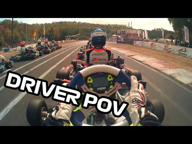 Kart Race Driver Eye POV | Lando Norris Kart 125cc Rotax Max