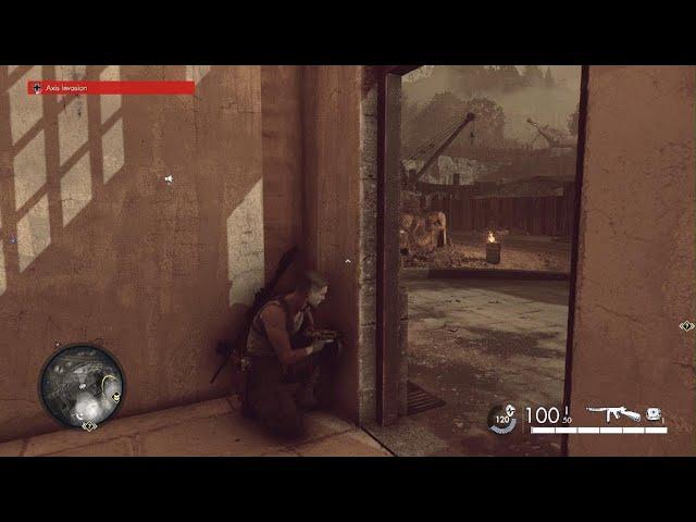 Sniper Elite 5 co-op w/Burtonizer- War Factory 1 of 4 with some familiar invaders :)