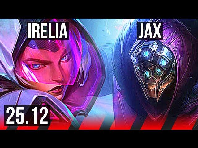 IRELIA vs JAX (TOP) | 10/3/6, Dominating | KR Grandmaster | 25.12
