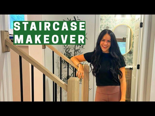 Staircase and Railing MAKEOVER