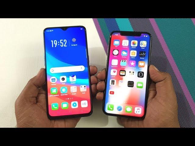 Oppo R17 Pro vs iPhone X Speed Test | TechTag