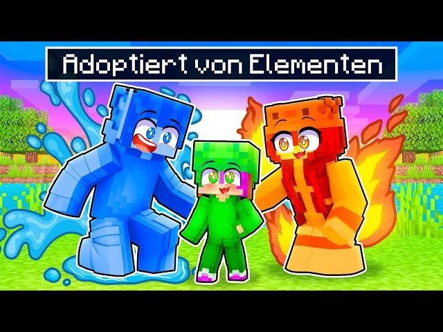 ADOPTIERT von einer ELEMENTEN FAMILIE in Minecraft!