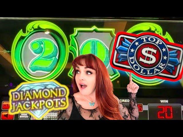 Diamond Jackpots, Top Dollar, & Cash Machine!! Which Slot Cashes In?