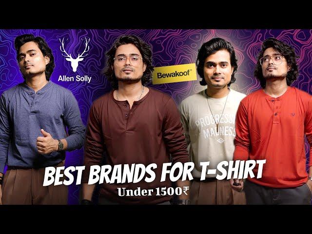 Best T-Shirt Brands for Every Budget in India | ₹200-₹1500 Guide