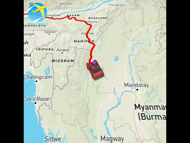 Road Trip From India To Thailand /Road Map