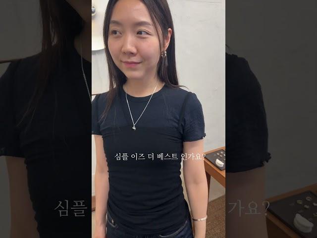 어울리는 목걸이를 골라주세요. #목걸이레이어드 #은목걸이 #여름목걸이 #실버목걸이 #30대목걸이 #30대패션 #40대목걸이 #kfashionstyle