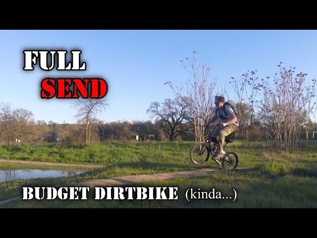 Beating the h*ll out of the 2 stroke Motorized BMX bike