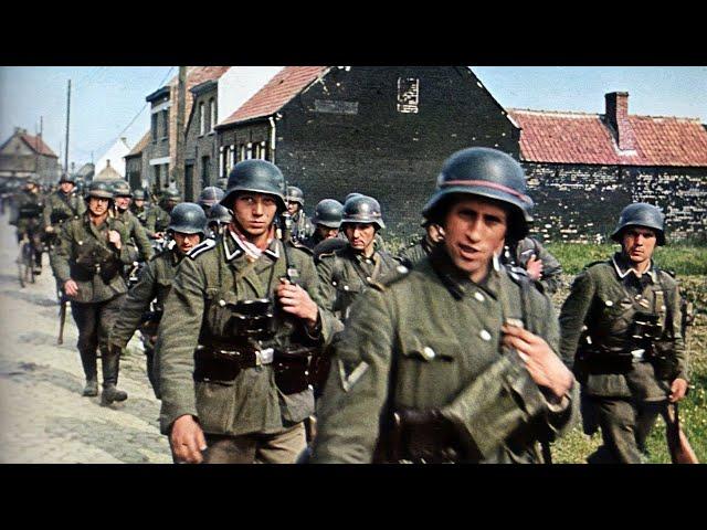 Battle of Dunkirk.  Unique newsreel (FULL HD)