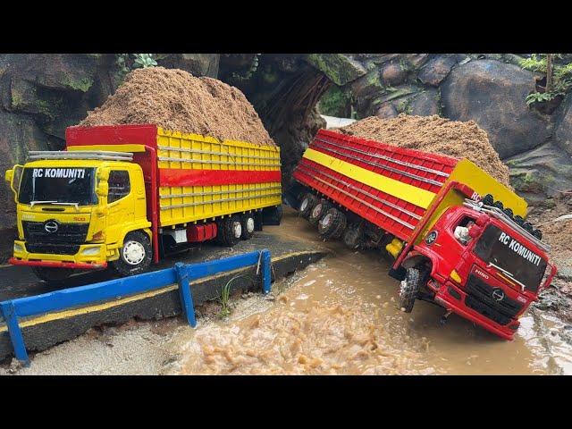 FULL OLENG ‼️ OFERLUAD RC TRUK HINO 500 TRONTON DAN TRIBAL MUATAN FUL SEKAM