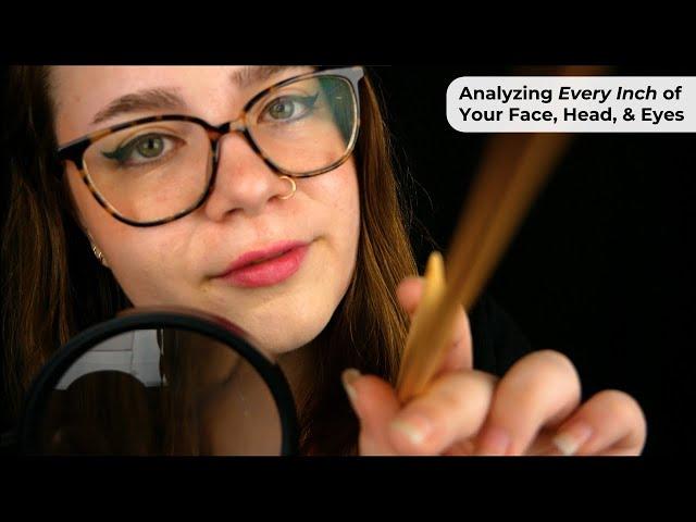 Analyzing Your Face, Head, & Eyes (Phrenology, Physiognomy, Iridology)  ASMR Personal Attention RP