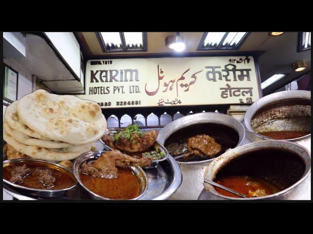 Karim's in Old Delhi, Jama Masjid || Mutton Mughlai, Mutton Burra, Mutton Nihari and Kabab