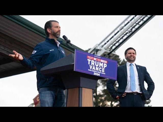 LIVE: JD Vance and Donald Trump Jr. in Sanford