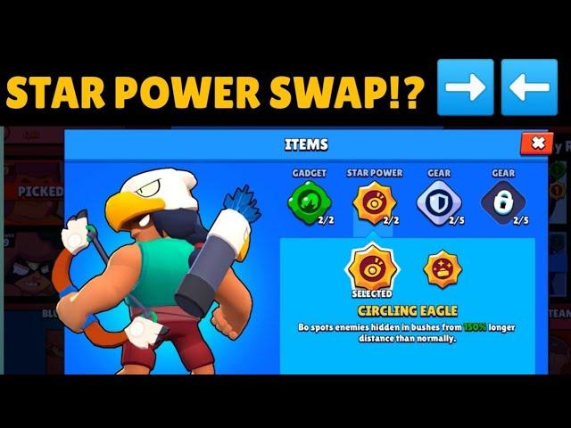 Star Power Swap Glitch In Brawl Stars!!!!!