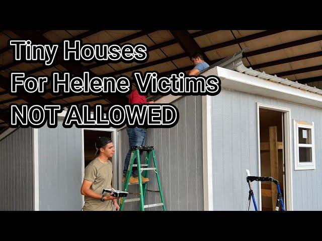 Tiny Houses for Helene Victims NOT ALLOWED in Haywood: Will County Commissioners Be Heros or Zeroes