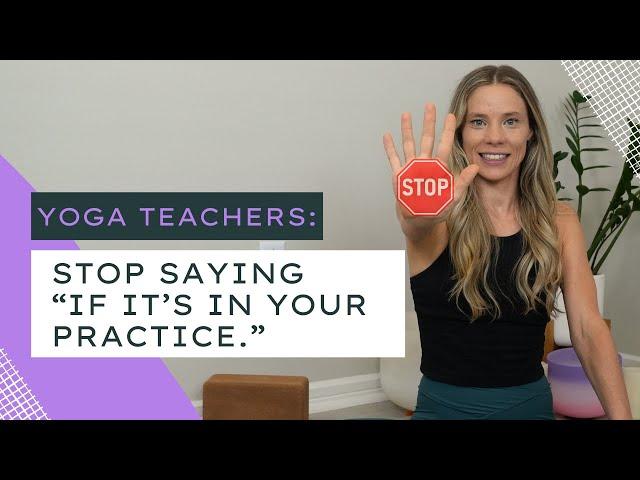 How to teach an all levels yoga classes | Yoga Teaching Tips