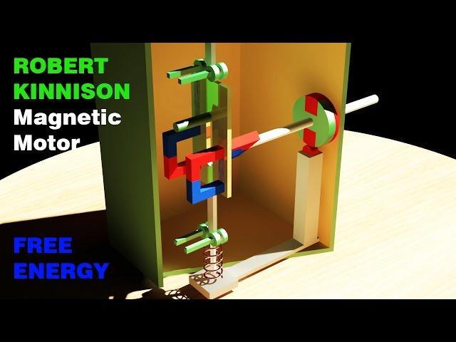 Free Energy Generator, ROBERT KINNISON Magnetic Motor, Magnet Motor